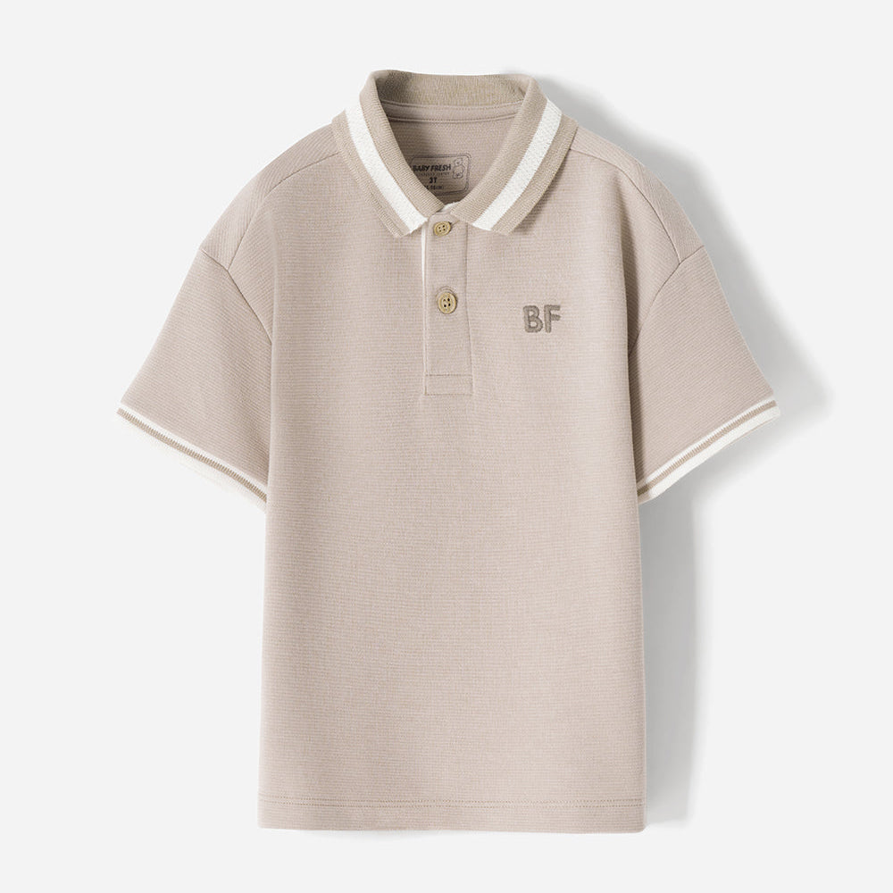 Polo Babyfresh Oversize Beige para Niños