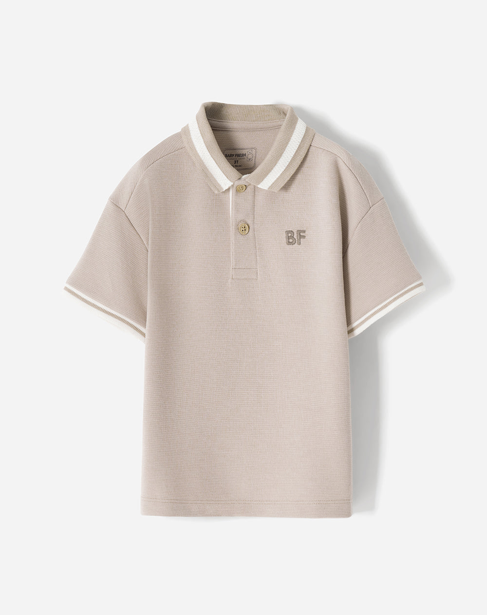 Polo Babyfresh Oversize Beige para Niños