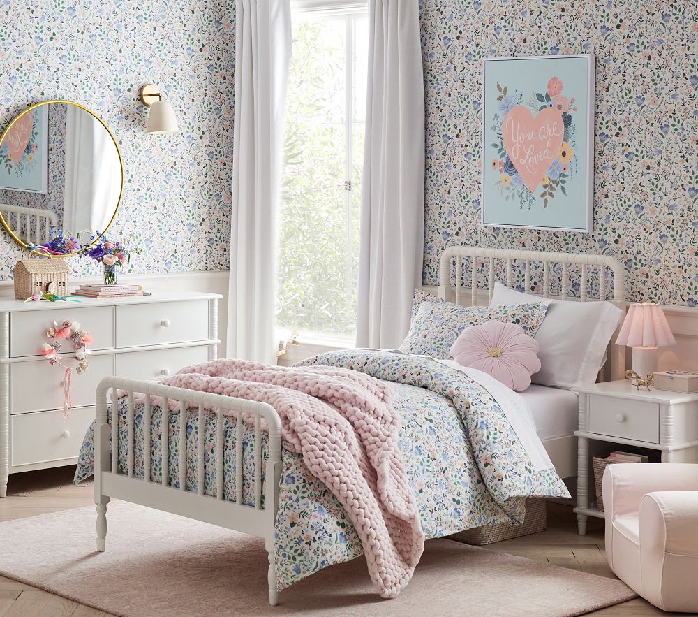 Cama Twin Simply White Pottery Barn Kids Elsie 6414642