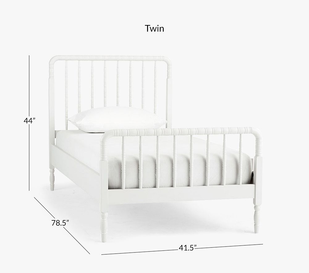 Cama Twin Simply White Pottery Barn Kids Elsie 6414642