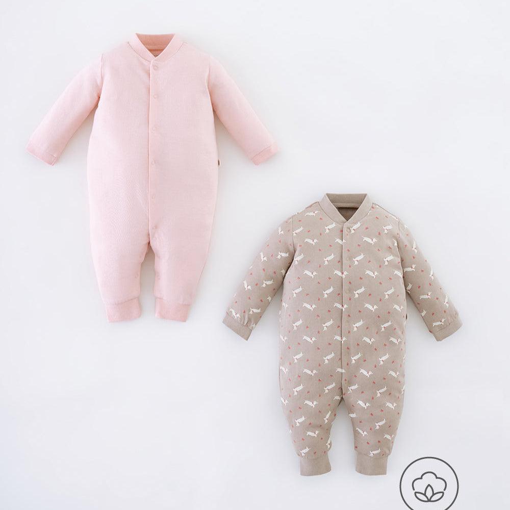 Pijama Babyfresh Algodón Botones a Presión x2 Unds Surtido Bebé Niña