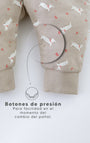 Pijama Babyfresh Algodón Botones a Presión x2 Unds Surtido Bebé Niña