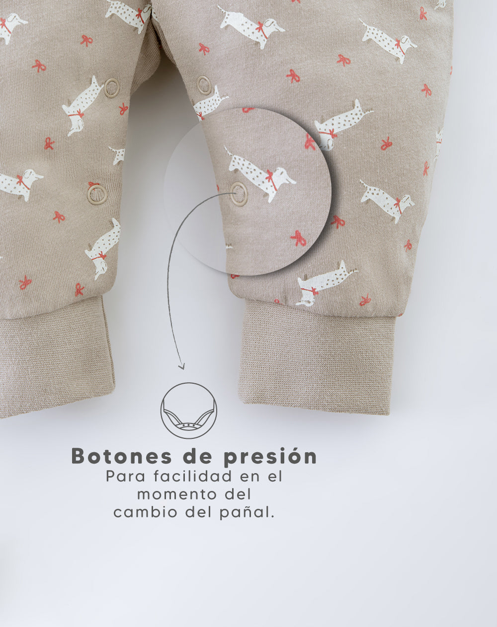 Pijama Babyfresh Algodón Botones a Presión x2 Unds Surtido Bebé Niña