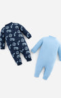 Babyfresh Pijama Algodón Botones a Presión Bebé Niño x2