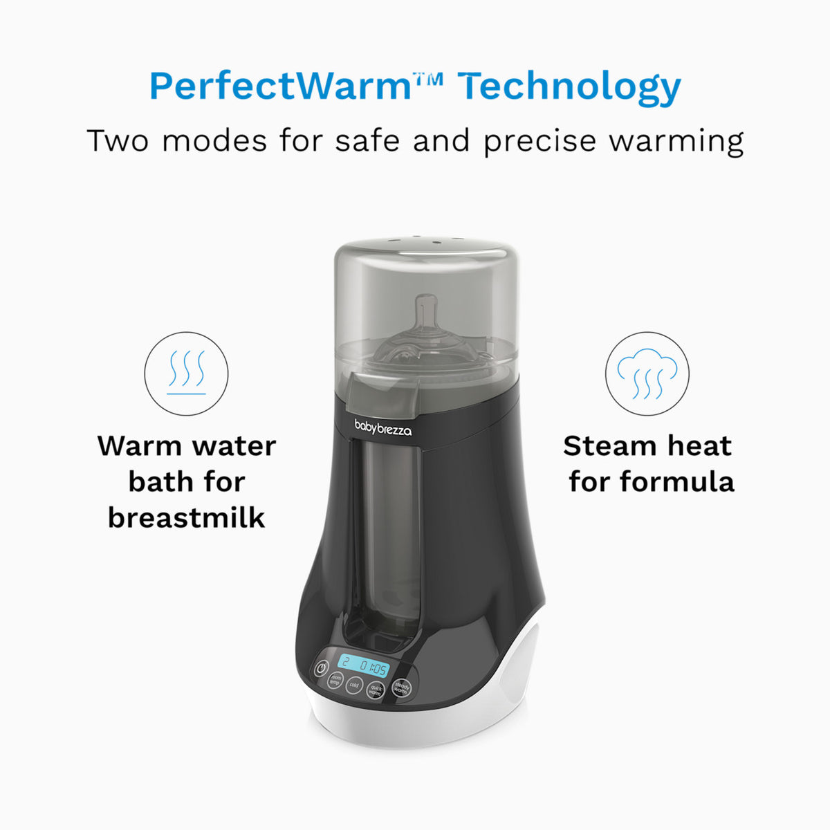 Calentador de biberones Baby Brezza Bottle & Breastmilk Warmer negro