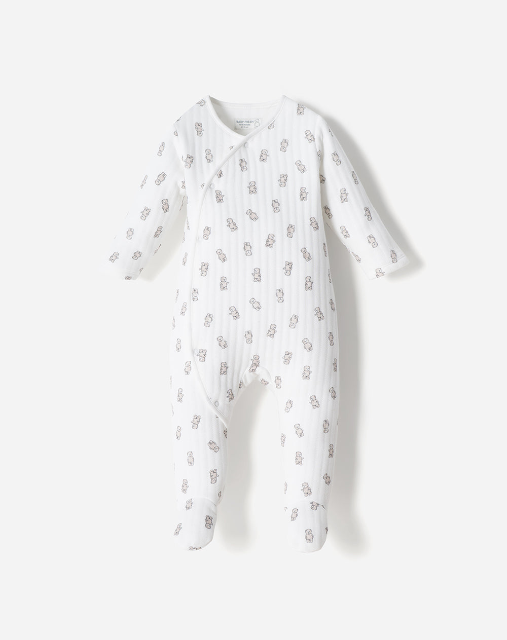 Pijama Babyfresh Botón a Presión Estampada Bebé Unisex