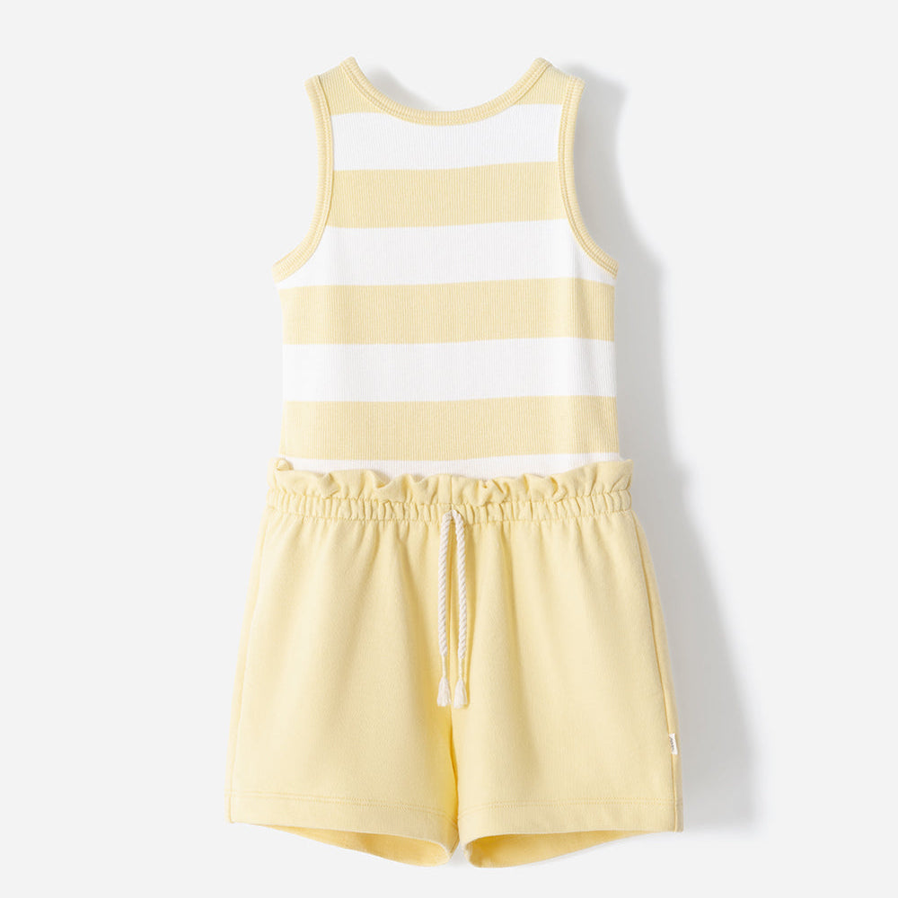 Enterizo Babyfresh Corto a Rayas para Niña
