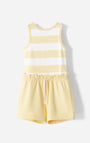 Enterizo Babyfresh Corto a Rayas para Niña