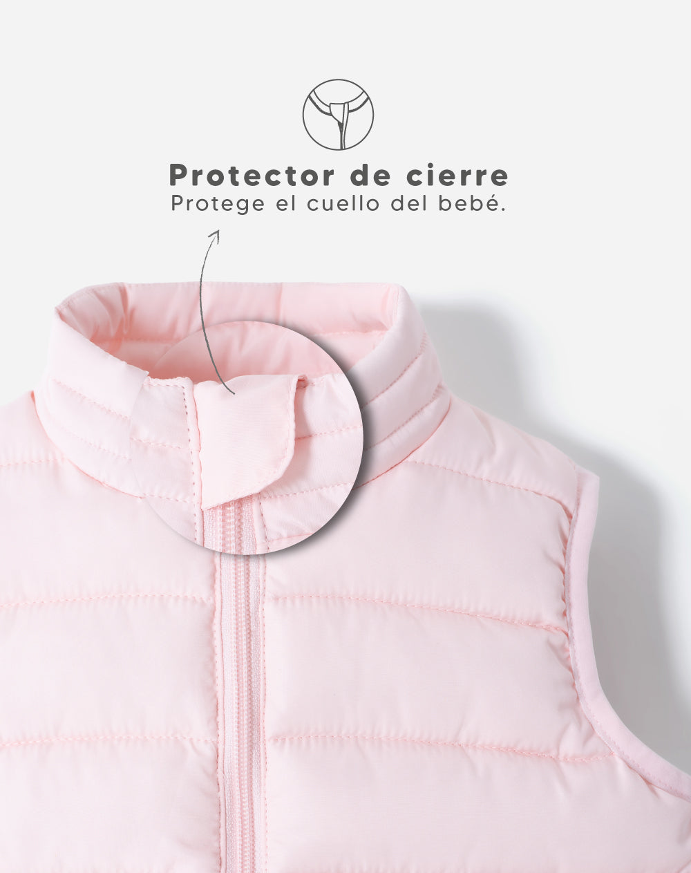 Chaleco Babyfresh Acolchado para Niña