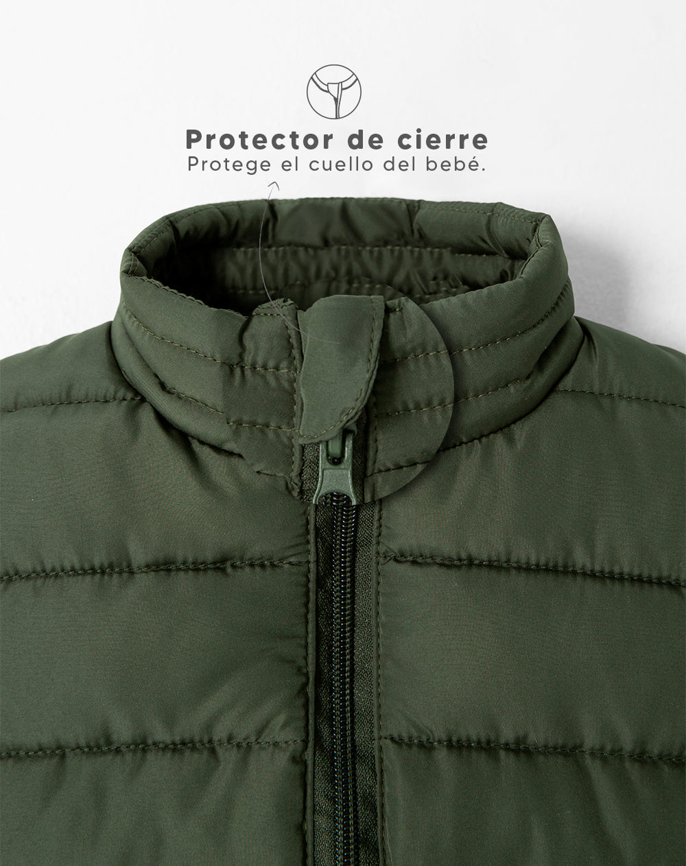 Chaleco Babyfresh Acolchado Verde para Niño