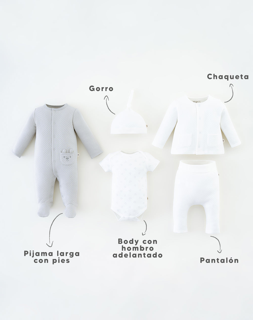 Set Recién Nacido Algodón Surtido para Bebé Unisex