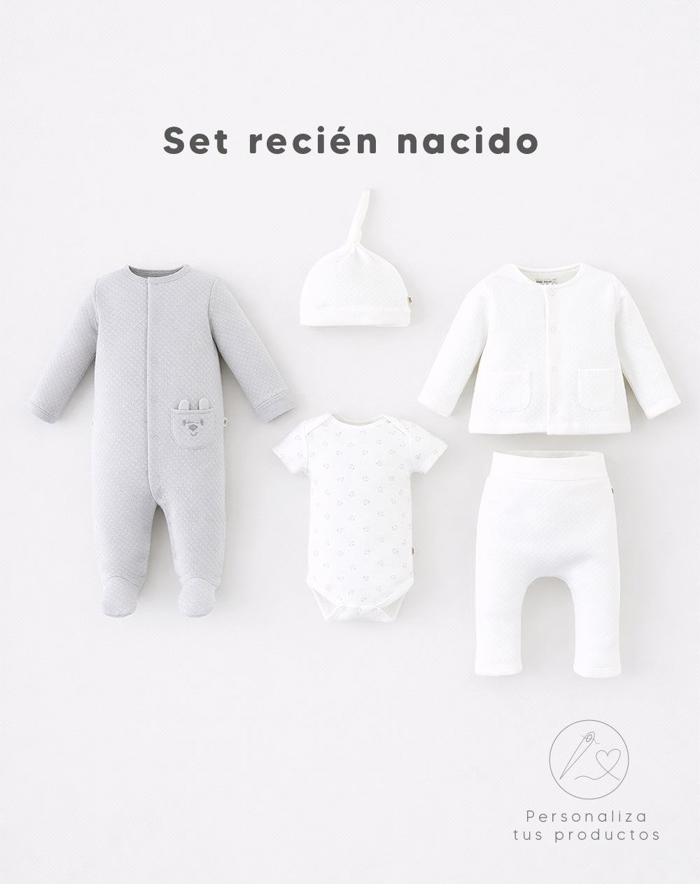 Set Recién Nacido Algodón Surtido para Bebé Unisex
