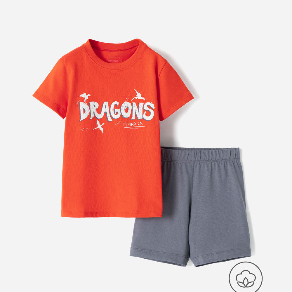 Pijama Babyfresh Camiseta y Short de Algodón para Niño