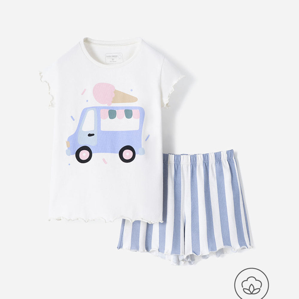Pijama Babyfresh Camiseta y Short para Niña