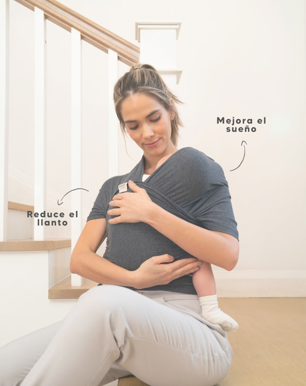 Fular Babyfresh Gris para Bebé Unisex