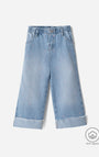 Jean Babyfresh Wide Leg Tiro Medio para Niña