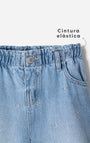 Jean Babyfresh Wide Leg Tiro Medio para Niña