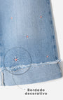 Jean Babyfresh Wide Leg Tiro Medio para Niña