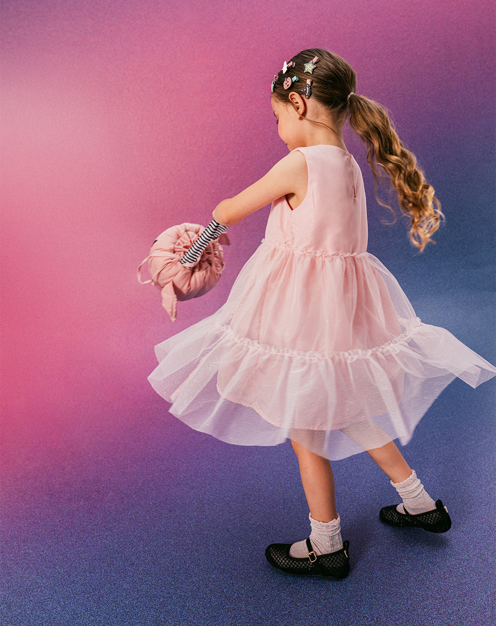 Vestido Babyfresh Midi Tull Brillos para Niña
