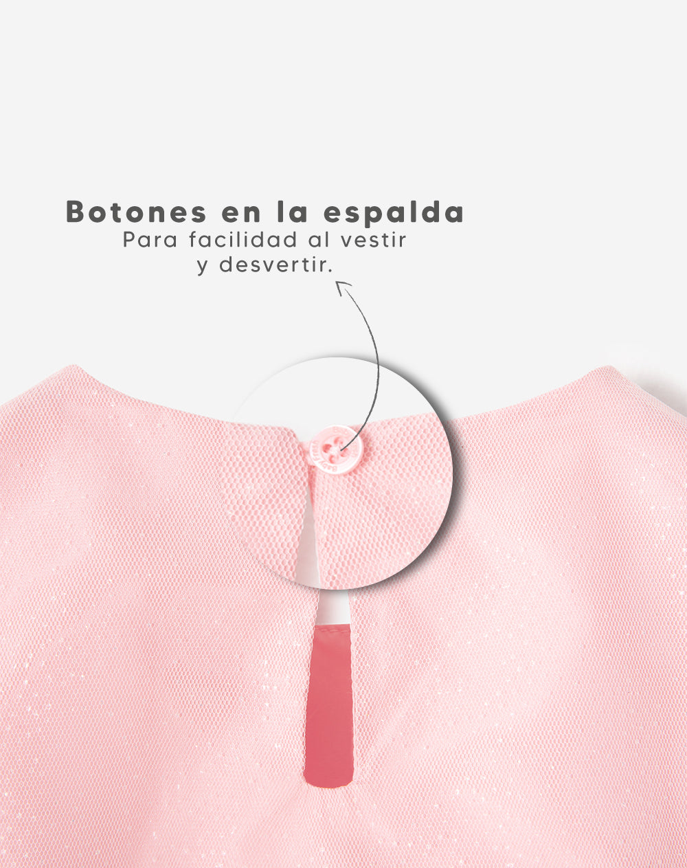 Vestido Babyfresh Midi Tull Brillos para Niña
