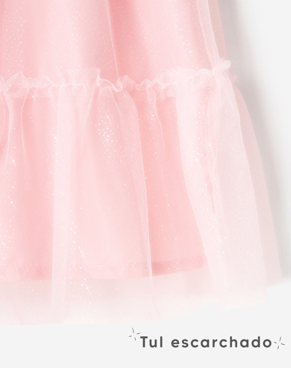 Vestido Babyfresh Midi Tull Brillos para Niña