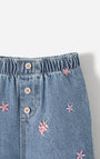 Jean Babyfresh Regular Bordado Índigo Bebé Niña