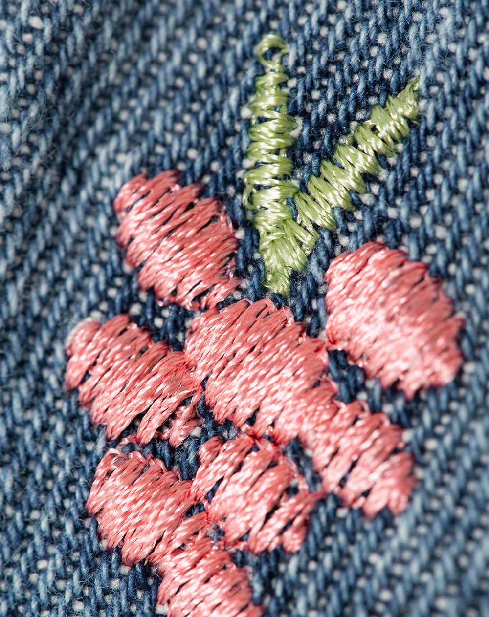 Jean Babyfresh Regular Bordado Índigo Bebé Niña