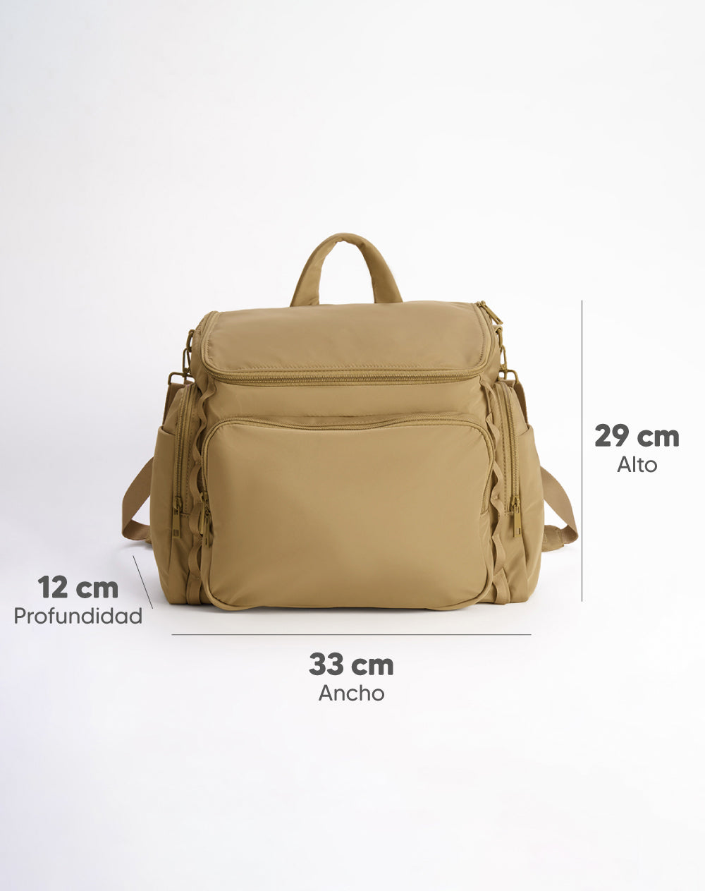 Babyfresh Pañalera con Correas para Coche Unisex