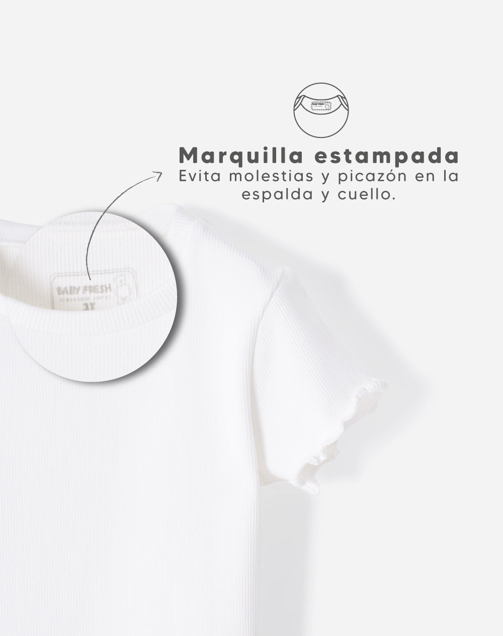 Conjunto Babyfresh Camiseta y Vestido para Niña