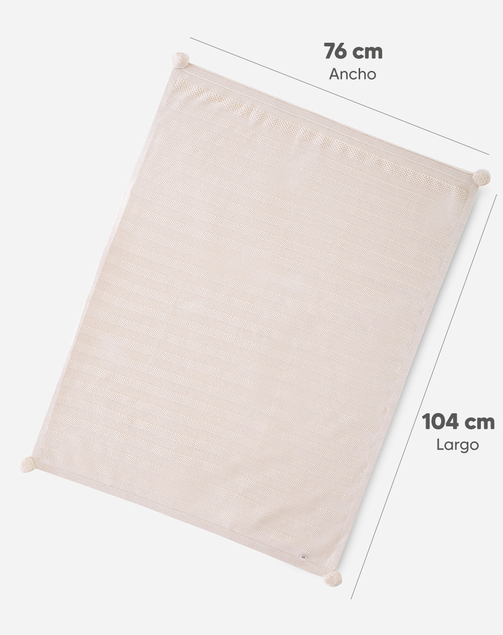 Cobija Babyfresh Tejida Algodón para Bebé