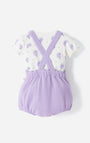 Conjunto Babyfresh Camiseta y Enterizo Algodón para Bebé Niña