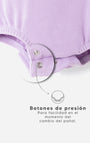 Conjunto Babyfresh Camiseta y Enterizo Algodón para Bebé Niña