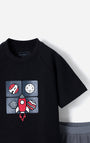 Conjunto Babyfresh Camiseta y Bermuda Algodón para Niño