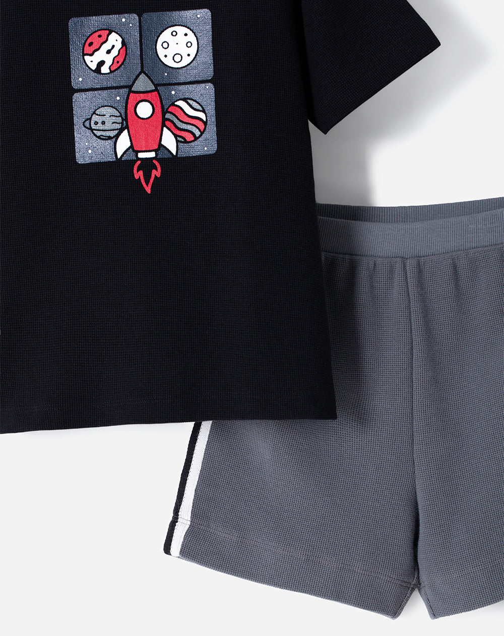 Conjunto Babyfresh Camiseta y Bermuda Algodón para Niño