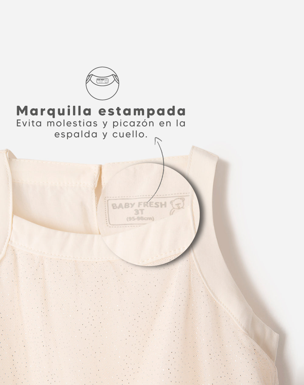 Vestido Babyfresh Midi Tul Capas para Niña