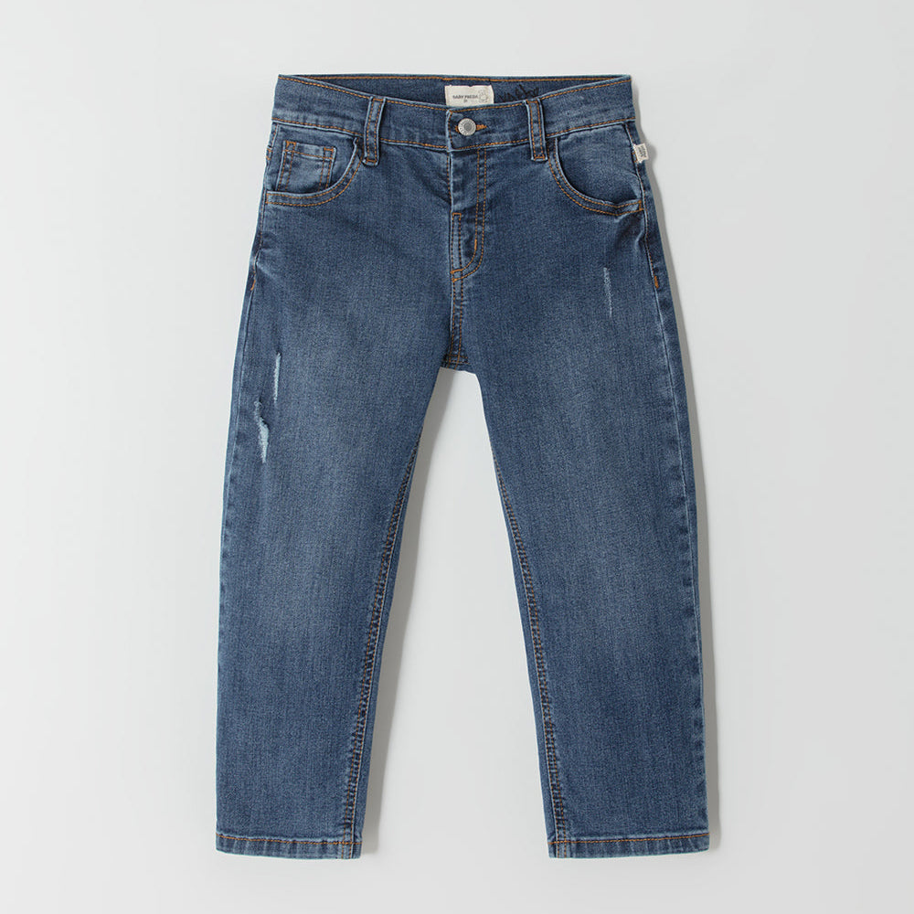 Jean Recto Babyfresh Índigo Medio Unisex para Niño Pequeño