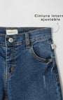 Jean Recto Babyfresh Índigo Medio Unisex para Niño Pequeño