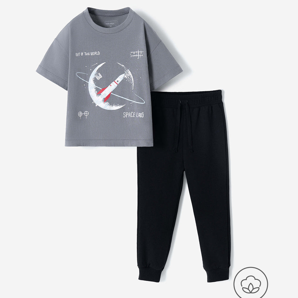 Conjunto Babyfresh Camiseta y Pantalón Algodón para Niño