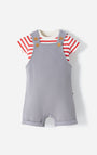 Conjunto Babyfresh Body y Overol Corto para Bebé Niño