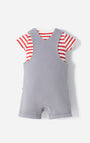 Conjunto Babyfresh Body y Overol Corto para Bebé Niño