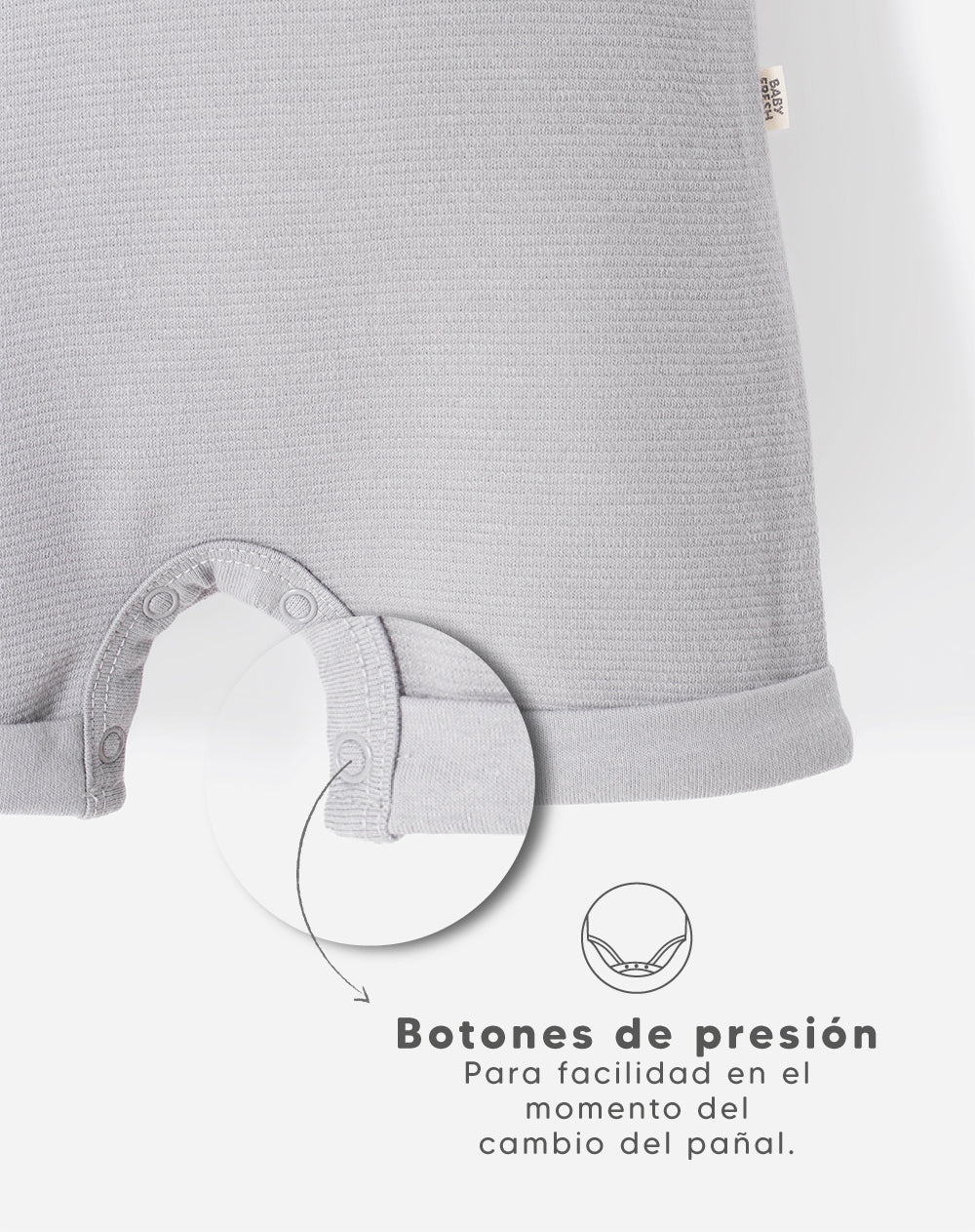 Conjunto Babyfresh Body y Overol Corto para Bebé Niño