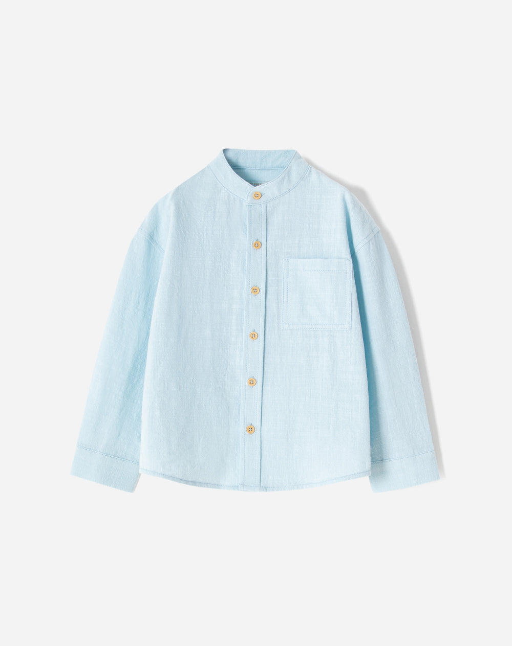 Camisa Manga Larga Babyfresh Algodón Azul para Niño