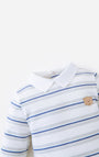 Paquete de dos bodies Babyfresh de manga larga, azul liso y rayas