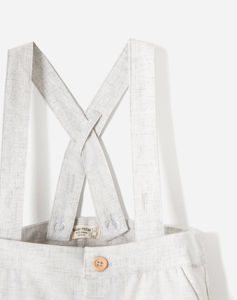 Pantalón Recto con Cargaderas Babyfresh para Bebé Niño