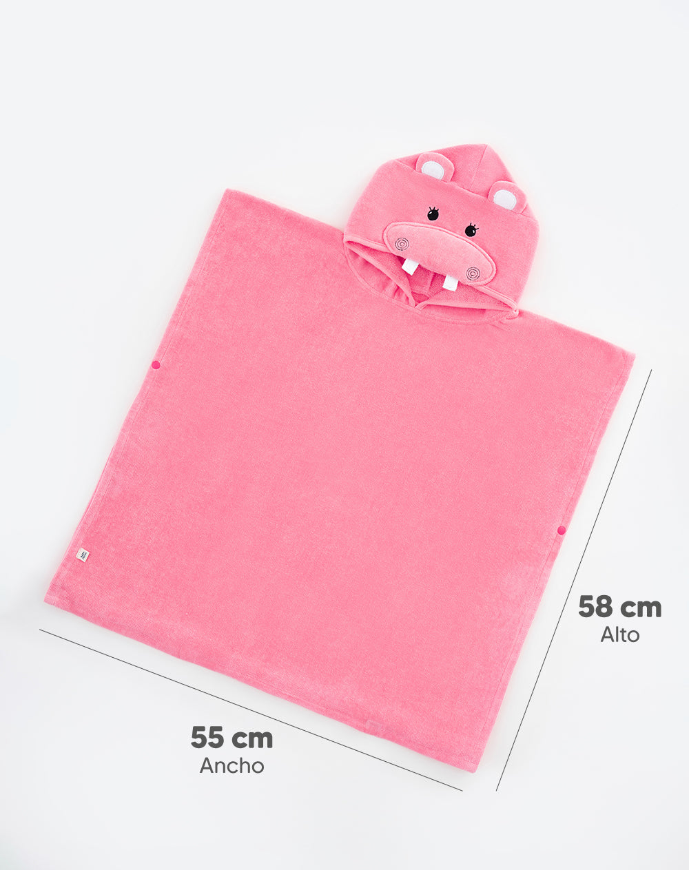 Toalla Babyfresh Poncho Algodón para Niña