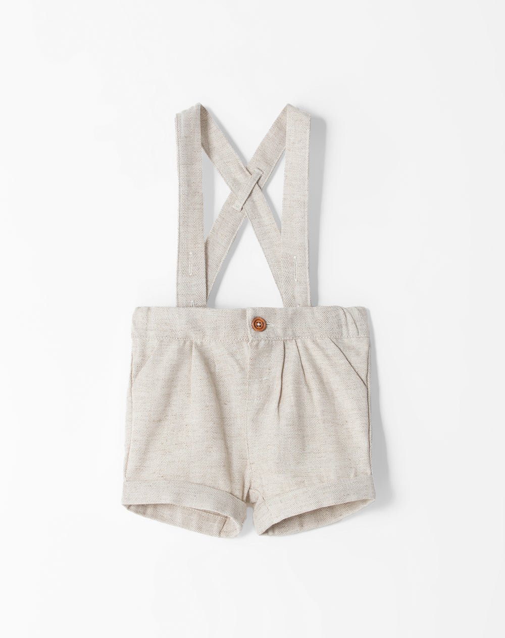 Bermuda Babyfresh Cargaderas Lino para Bebé Niño