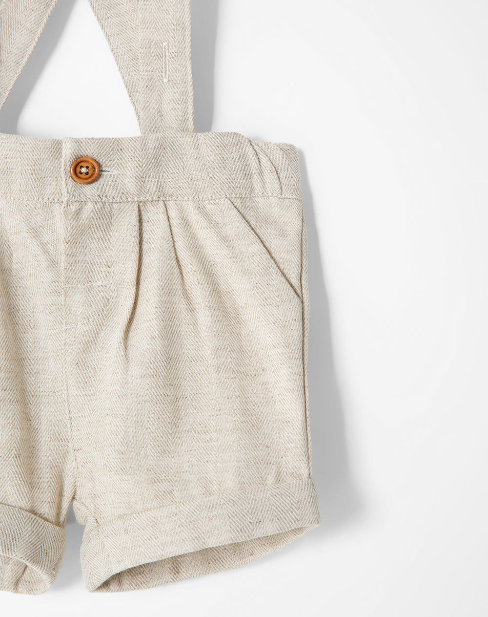 Bermuda Babyfresh Cargaderas Lino para Bebé Niño