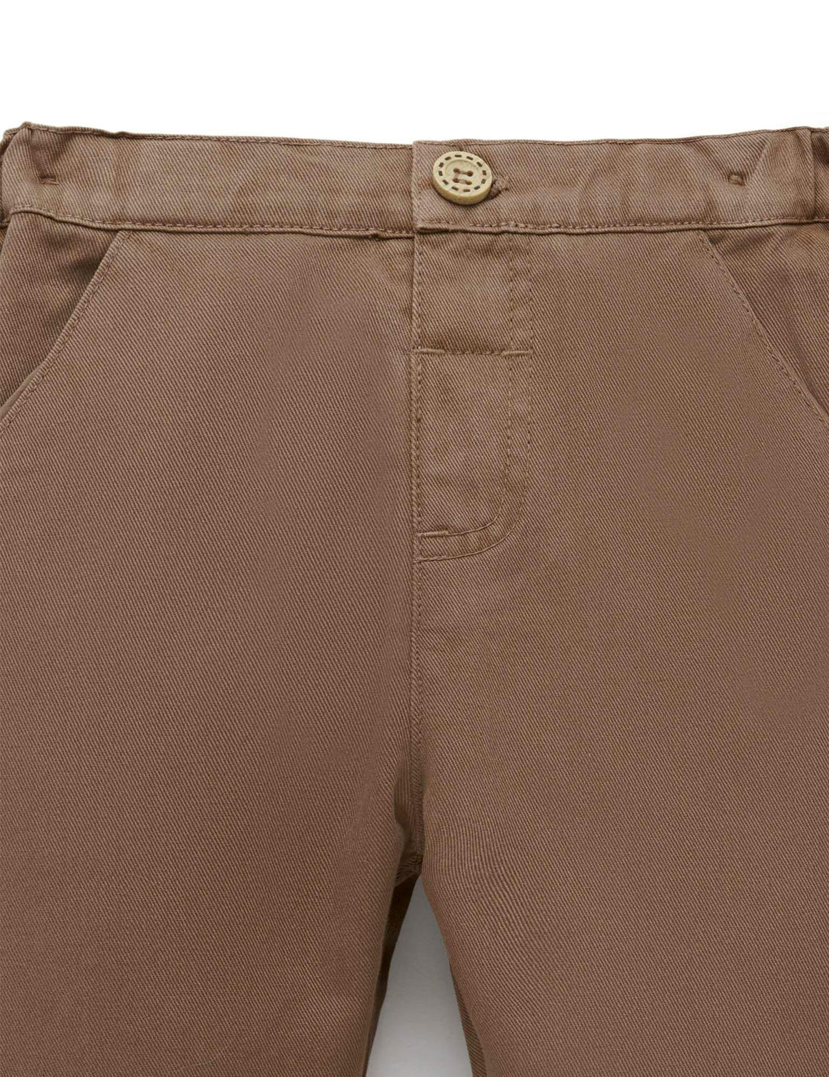 Pantalón Chino Clásico Purebaby Oak para Bebé y Niño