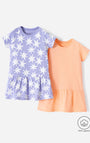 Vestido Corto Babyfresh Algodón x2 Unidades para Niña