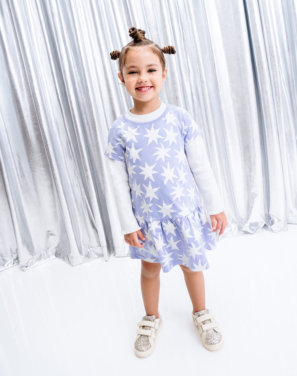 Vestido Corto Babyfresh Algodón x2 Unidades para Niña